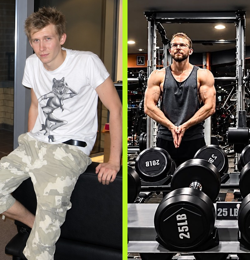 Matt Smith, before and after